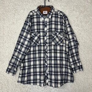 Speed Your Run Germany Design Mens Plaid Flannel Size 3XL Comfort Outdoor Rugged